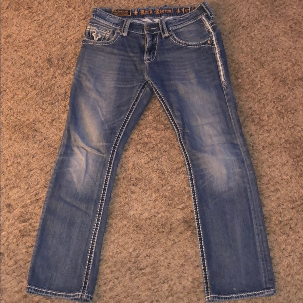 Rock Revival Men’s Lowry Straight leg jeans